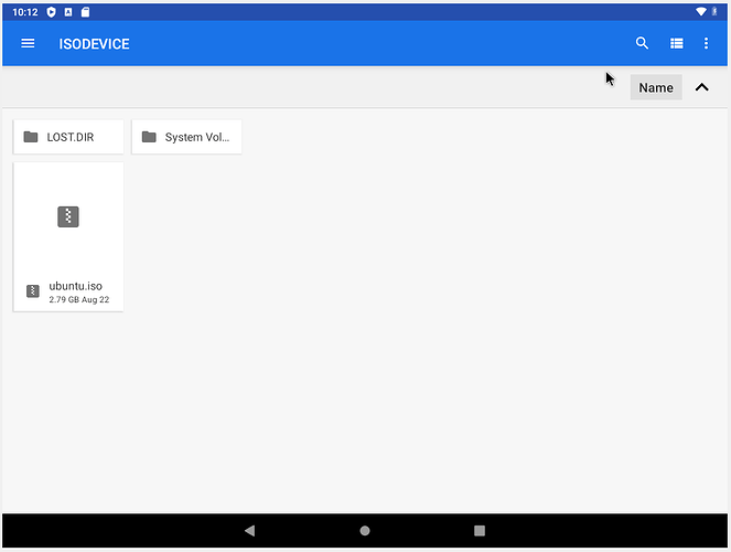 etchdroid اختيار ملف الايزو