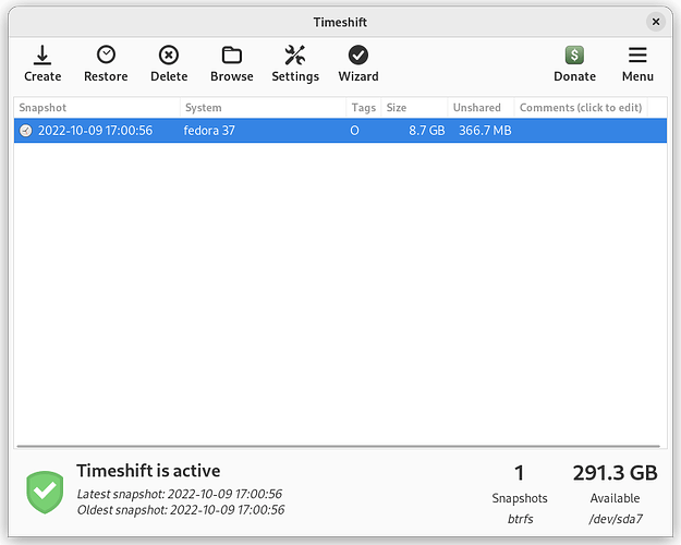 تثبيت وإعداد timeshift على توزيعة فيدورا - البرامج والتطبيقات - مجتمع أسس