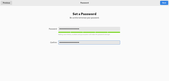 password