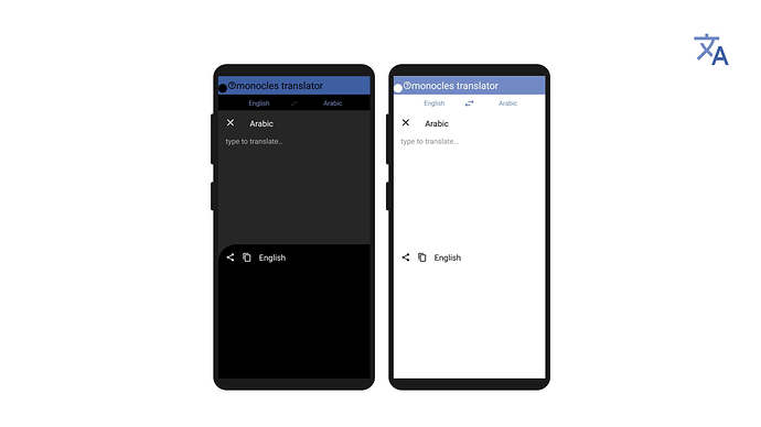 monocles translate UI