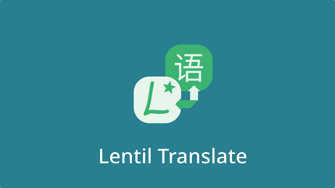 Lentil Translate