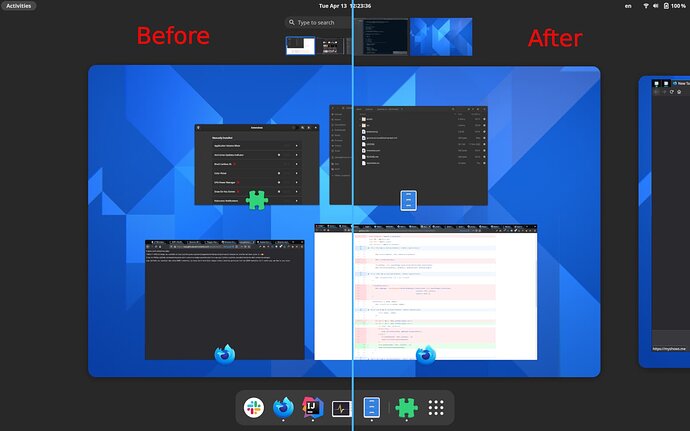 gnome 40 ui
