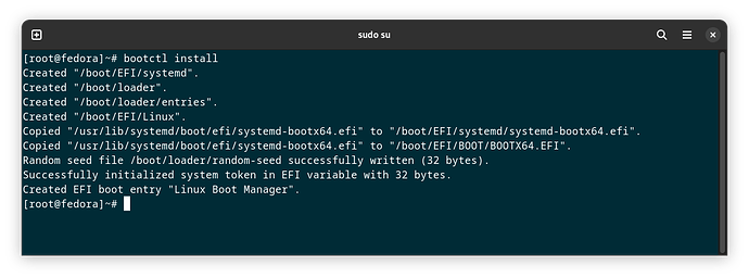 bootctl-install
